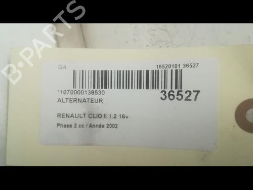 Generator RENAULT CLIO II (BB_, CB_) 1.2 16V (BB05, BB0W, BB11, BB27, BB2T, BB2U, BB2V, CB05,... (75 hp) 23172044