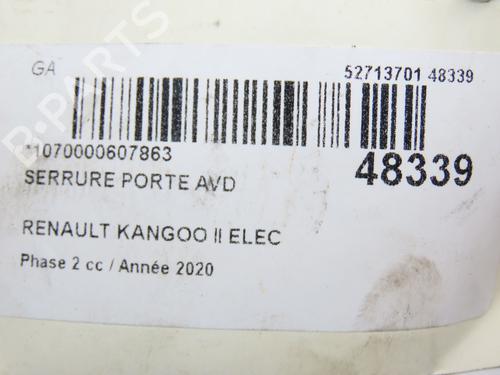Front right lock RENAULT KANGOO Express (FW0/1_) Z.E. (FW0Z, FW1Z) | BP28831568C97 