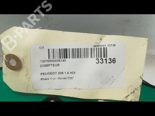 Instrument cluster PEUGEOT 206 Hatchback (2A/C) 1.4 HDi eco 70 | BP9593137C47 