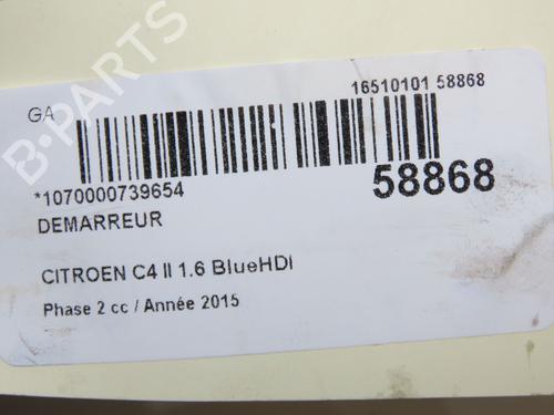 Starter CITROËN C4 II (NC_) 1.6 BlueHDi 120 | BP36426792M8  - Image 7