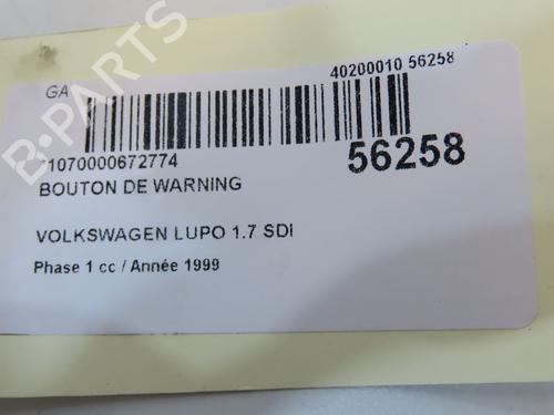 Warning switch VW LUPO I (6X1, 6E1) 1.7 SDI | BP31030208I22