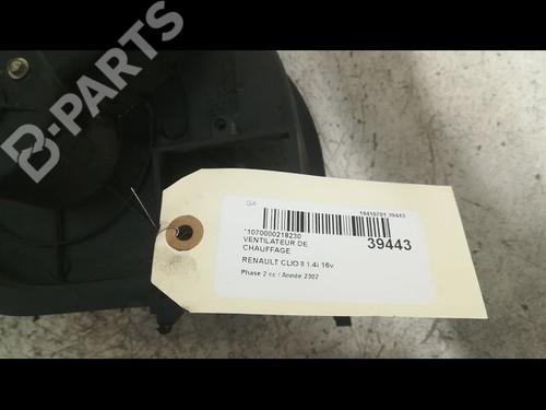 Heater blower motor RENAULT CLIO II (BB_, CB_) 1.4 16V (B/CB0P, BB13) | BP9606371M62 