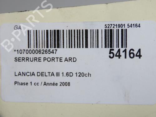 Used Rear right lock Rear right lock LANCIA DELTA III (844_) 1.6 D Multijet (844.AXC11, 844.AXC1A) (120 hp) 33279334 33279334