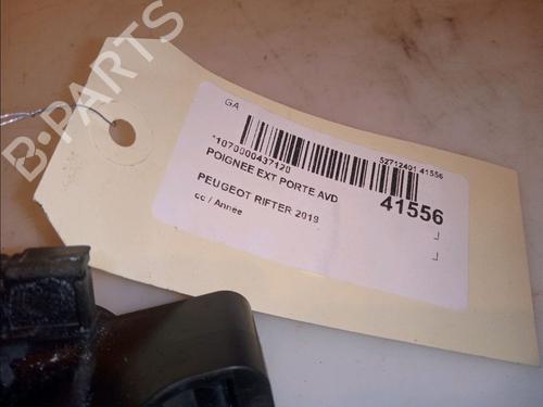 Front right exterior door handle PEUGEOT RIFTER 1.5 BlueHDi 100 | BP12954353C129 