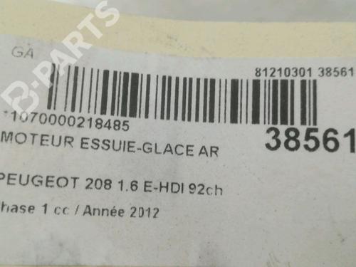 Rear wiper motor PEUGEOT 208 I (CA_, CC_) 1.6 HDi | BP9606303M102 