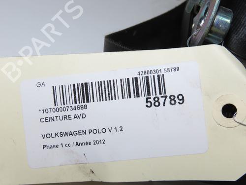 Pretensor delantero derecho Pretensor delantero derecho VW POLO V (6R1, 6C1) 1.2 (70 hp) 37455500 37455500