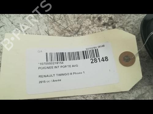 Venstre fortil invendig håndtag RENAULT TWINGO III (BCM_, BCA_) [2014-2025]  23175929