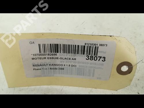 Rear wiper motor RENAULT KANGOO / GRAND KANGOO II (KW0/1_) 1.5 dCi 85 (KW0K, KW0L, KW0B) | BP9604695M102 