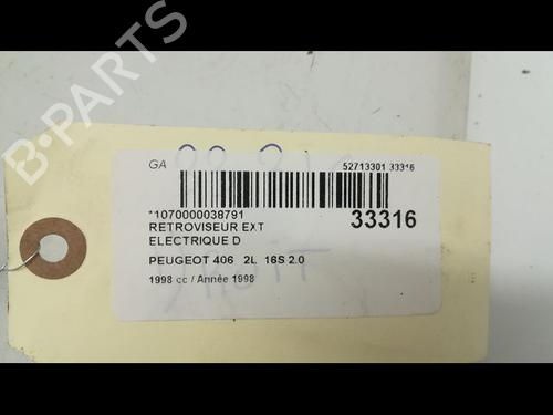 Used Right mirror PEUGEOT 406 Coupe (8C) 2.0 16V (136 hp) 23176085