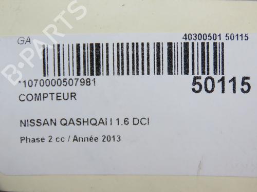 Instrument cluster NISSAN QASHQAI / QASHQAI +2 I (J10, NJ10, JJ10E) 1.6 dCi | BP23124985C47 