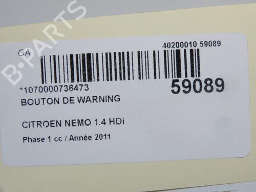 Warning switch CITROËN NEMO Box Body/MPV (AA_) 1.4 HDi | BP36510920I22 - Image 5
