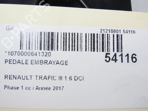 Clutch pedal RENAULT TRAFIC III Van (FG_) 1.6 dCi 125 (FGMH) | BP29441643I13 