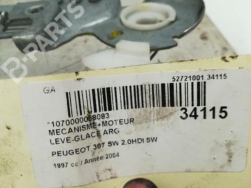 Rear left window mechanism PEUGEOT 307 SW (3H) 2.0 HDI 110 | BP9594728C24 