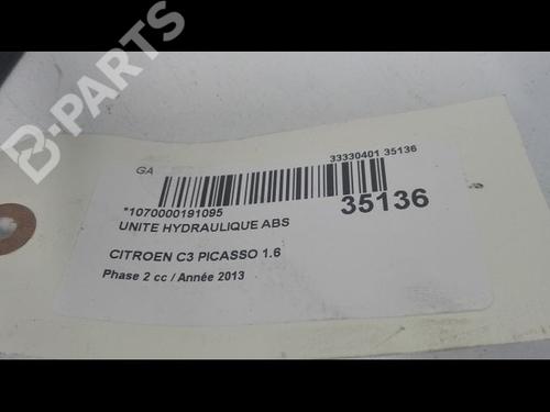 ABS pump CITROËN C3 Picasso (SH_) 1.6 HDI 90 | BP9603299M43 
