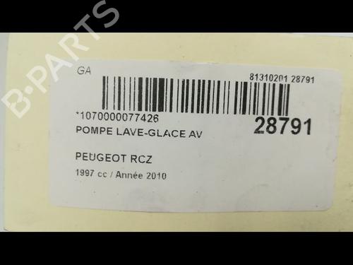Washer pump PEUGEOT RCZ 2.0 HDi | BP14881381E24 