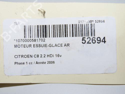 Rear wiper motor CITROËN C8 (EA_, EB_) 2.2 HDi | BP33681119M102 - Image 5