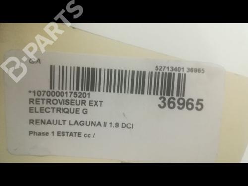 Left mirror RENAULT LAGUNA II Grandtour (KG0/1_) 1.9 dCi (KG0G) | BP9602221C26 