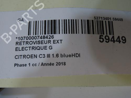left-mirror-citroen-c3-iii-sx-2016-38056855 main image