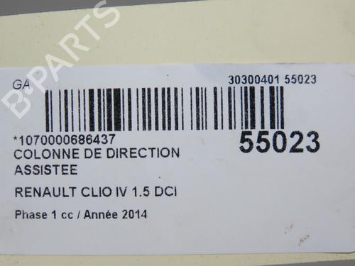 Steering column RENAULT CLIO IV Grandtour (KH_) 1.5 dCi 90 (KHN3, KHN4) | BP30714697M21 