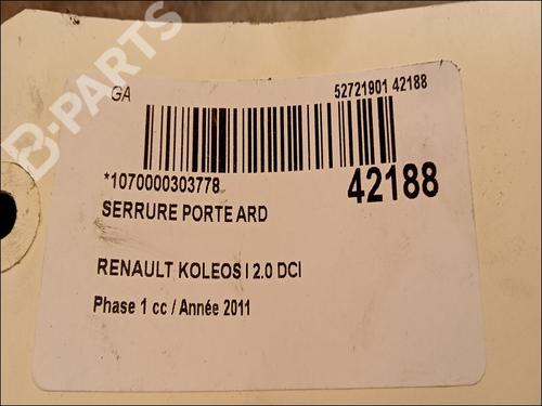 Rear right lock RENAULT KOLEOS I (HY_) 2.0 dCi 4x4 (HY0K) | BP9616786C99 