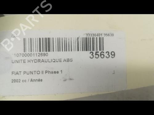 Used ABS pump FIAT PUNTO (188_) 1.2 60 (188.030, .050, .130, .150, .230, .250) (60 hp) 23173578