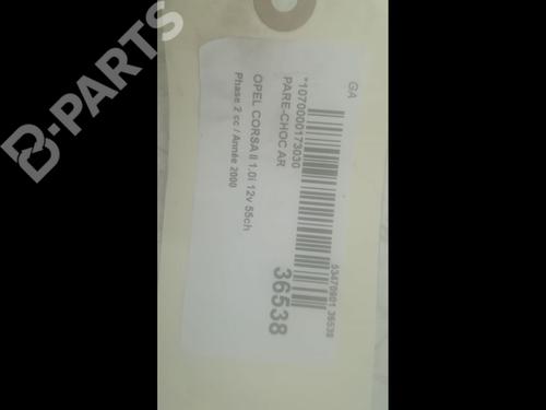 Rear bumper OPEL CORSA B (S93) 1.0 i 12V (F08, F68, M68) | BP9602116C8 