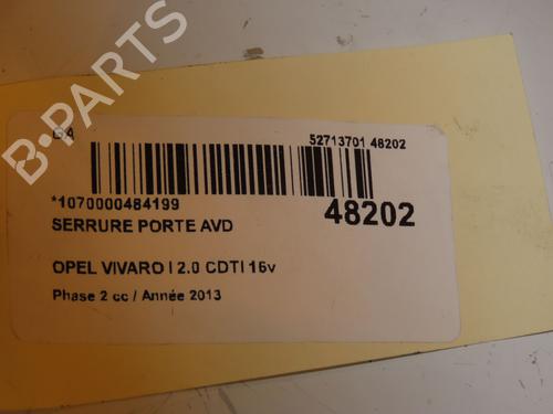 Front right lock OPEL VIVARO A Van (X83) 2.0 CDTI (F7) | BP23176419C97 