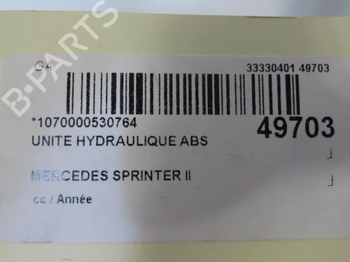 Used ABS pump MERCEDES-BENZ SPRINTER 4-t Van (B907, B910) 414 CDI RWD (907.643, 907.645, 907.647) (143 hp) 29379909