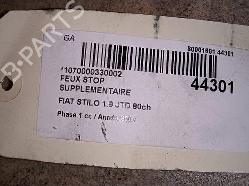 Used Third brake light Third brake light FIAT STILO (192_) 1.9 JTD (192_XF1A) (80 hp) 9619174 9619174