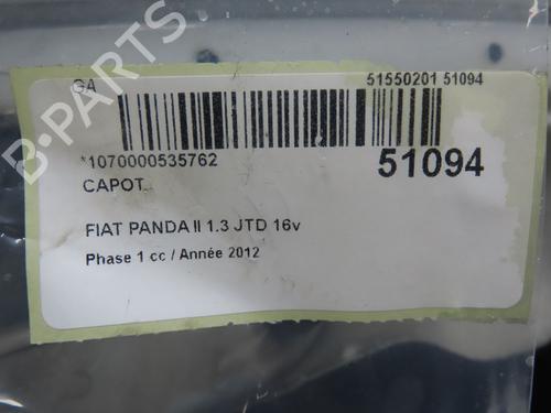Hood FIAT PANDA (169_) 1.3 D Multijet (169AXG1A, 169AXD1A) | BP22996906C1 