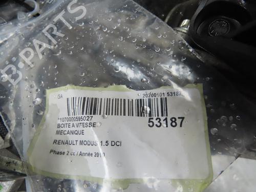 Gearbox RENAULT MODUS / GRAND MODUS (F/JP0_) 1.5 dCi 90 | BP30978809M3 