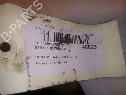 Used Left front brake caliper Left front brake caliper RENAULT KANGOO Express (FW0/1_) 1.5 dCi 90 (FW0G, FW05, FW08, FW11) (90 hp) 14996265 14996265