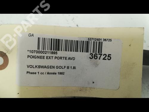 Front right exterior door handle VW GOLF III (1H1) 1.8 | BP9604794C129 