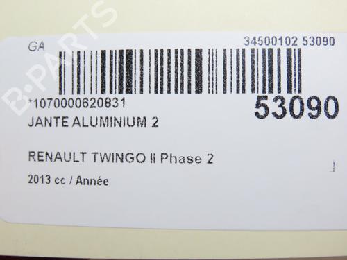 Rim RENAULT TWINGO II (CN0_) 1.6 RS (CN0N, CN0R, CN0S) | BP28967732C45 