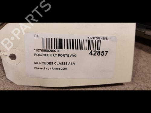 Used Front left exterior door handle MERCEDES-BENZ A-CLASS (W168) A 170 CDI (168.009, 168.109) (95 hp) 23175882