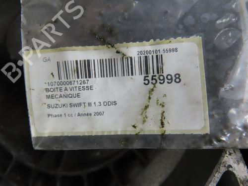 Used Gearbox Gearbox SUZUKI SWIFT III (MZ, EZ) 1.3 DDiS (RS413D) (75 hp) 40162891 40162891