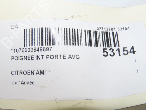 Used Front left interior door handle Front left interior door handle CITROËN AMI (9A_) Electric (9AZ2CA) (8 hp) 36494928 36494928