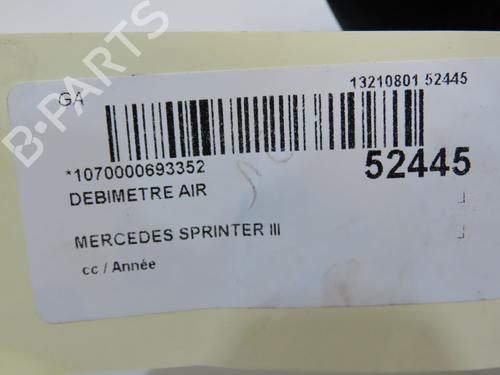 Mass air flow sensor MERCEDES-BENZ SPRINTER 4-t Van (B907, B910) 414 CDI RWD (907.643, 907.645, 907.647) | BP31056204M95 - Image 4