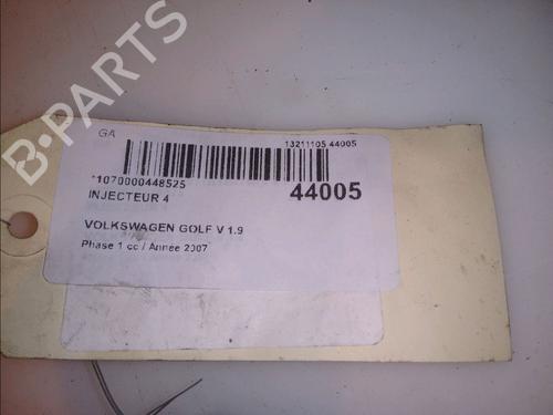 Used Injector VW GOLF V (1K1) 1.9 TDI (90 hp) 14950251