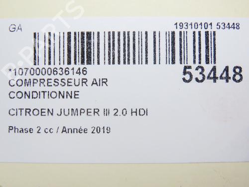 AC compressor CITROËN JUMPER II Van 2.0 BlueHDi 130 | BP28829265M34 