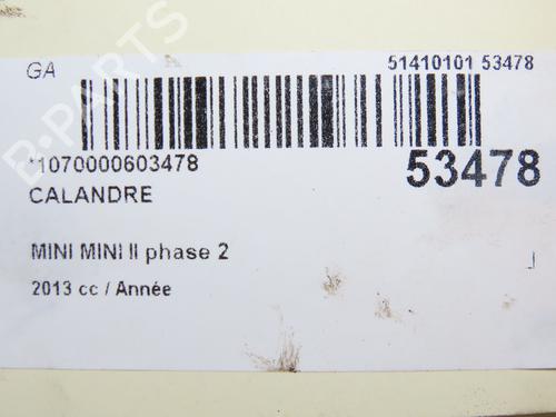 Used Grille MINI MINI COUNTRYMAN (R60) Cooper D (112 hp) 28968272