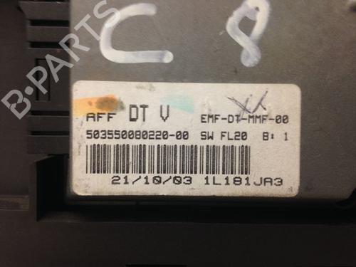 Instrument cluster CITROËN C8 (EA_, EB_) 2.2 HDi | BP9593353C47