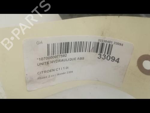 Used ABS pump CITROËN C1 (PM_, PN_) [2005-2014]  23173568