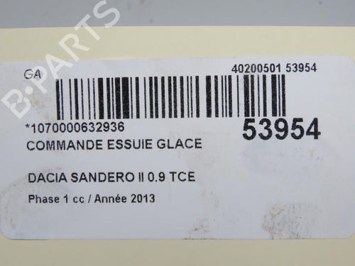 Steering column stalk DACIA SANDERO II TCe 90 (B8M1, B8MA, B8AC) | BP33444900I23 - Image 5
