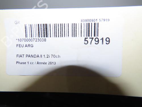 Left taillight FIAT PANDA (169_) 1.2 (169AXF2A, 169AXF1A) | BP33860746C34 - Image 2