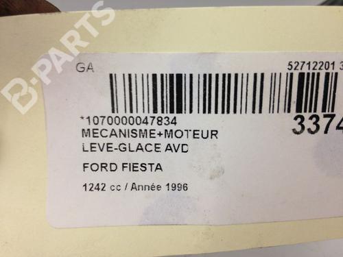 Front right window mechanism FORD FIESTA IV (JA_, JB_) 1.25 i 16V | BP9593814C23 