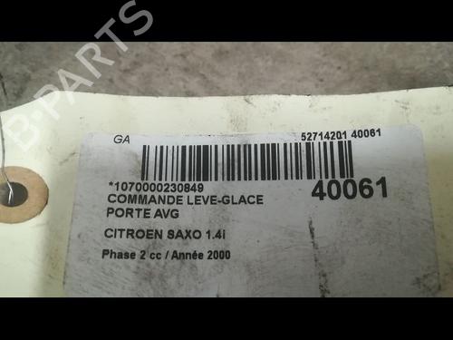 Left front window switch CITROËN SAXO (S0, S1) 1.4 VTS | BP23176549I27 