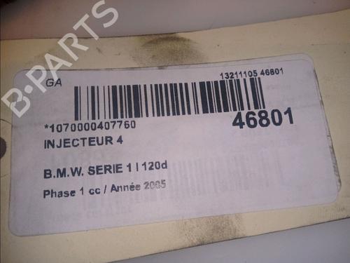 Used Injector BMW 1 (E87) 118 d (122 hp) 11932716