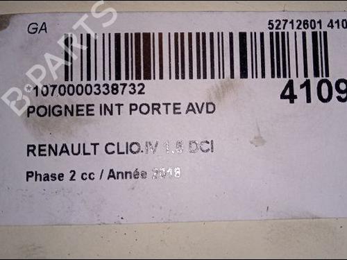 Used Front right interior door handle RENAULT CLIO IV (BH_) 1.5 dCi 75 (75 hp) 9619704