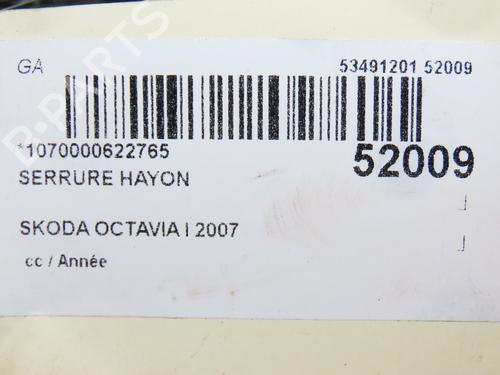 Bakluke lås SKODA OCTAVIA II Combi (1Z5) 1.9 TDI | BP28802188C101 